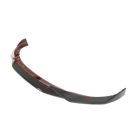 BMW 4 SERIES G26 & i4 PRE-PREG CARBON FIBRE SPLITTER - CT DESIGN-Splitter-CT CARBON-CT Carbon - High-quality carbon fiber and gloss black aerodynamic parts for premium sports and luxury vehicles.