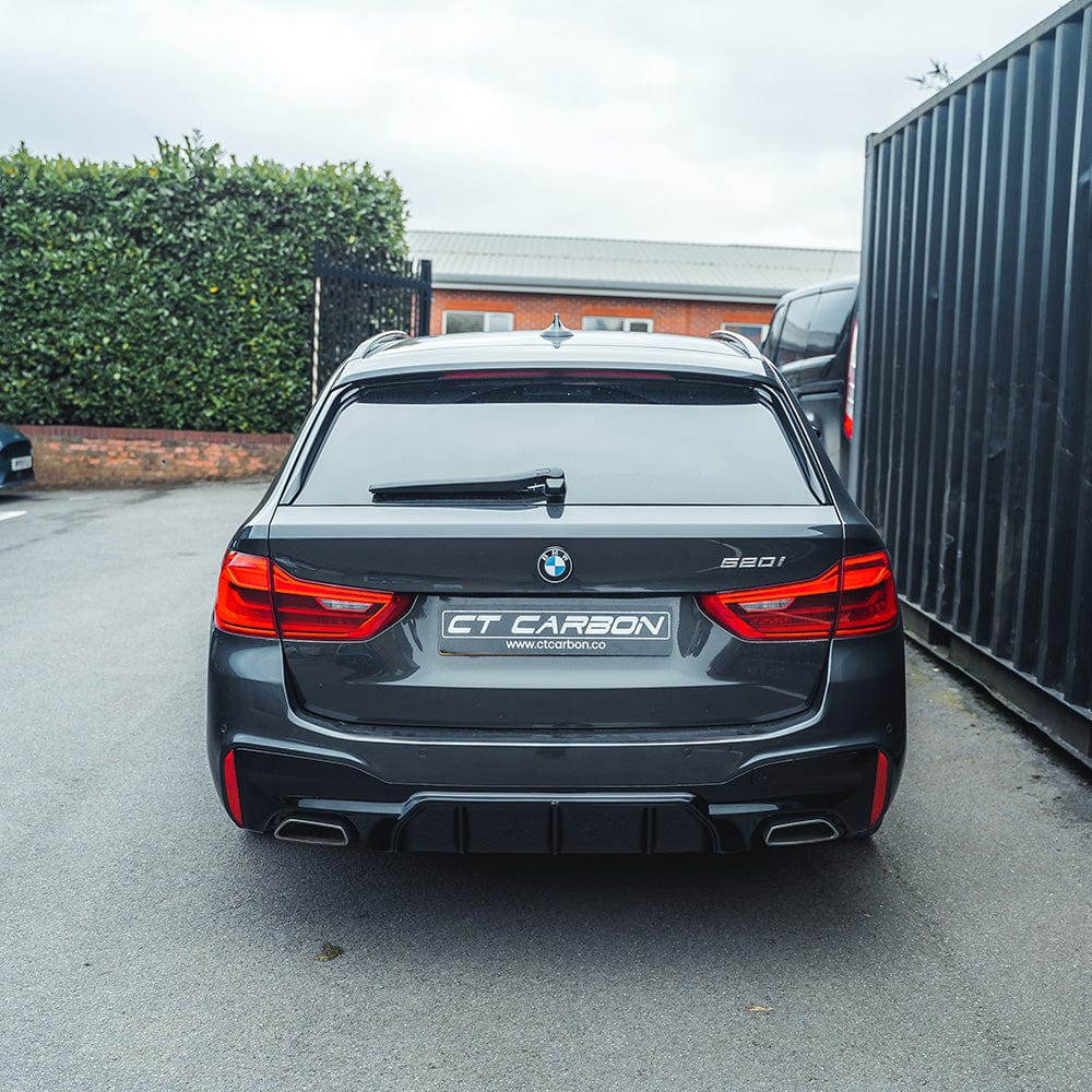 BLAK BY CT Diffuser BMW 5 SERIES G30 GLOSS BLACK DIFFUSER - M5 STYLE - BLAK BY CT CARBON
