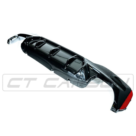 BLAK BY CT Diffuser BMW 5 SERIES G30 GLOSS BLACK DIFFUSER - M5 STYLE - BLAK BY CT CARBON