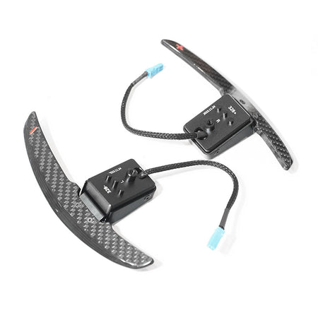 BMW CARBON FIBRE MAGNETIC SHIFTER PADDLES-Accessories-CT CARBON-CT Carbon - High-quality carbon fiber and gloss black aerodynamic parts for premium sports and luxury vehicles.