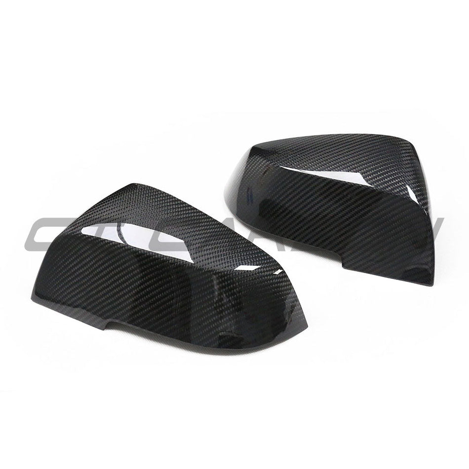BMW DRY CARBON MIRROR REPLACEMENT Fxx 1, 2, 3, 4 SERIES-Accessories-CT Carbon-CT Carbon - High-quality carbon fiber and gloss black aerodynamic parts for premium sports and luxury vehicles.