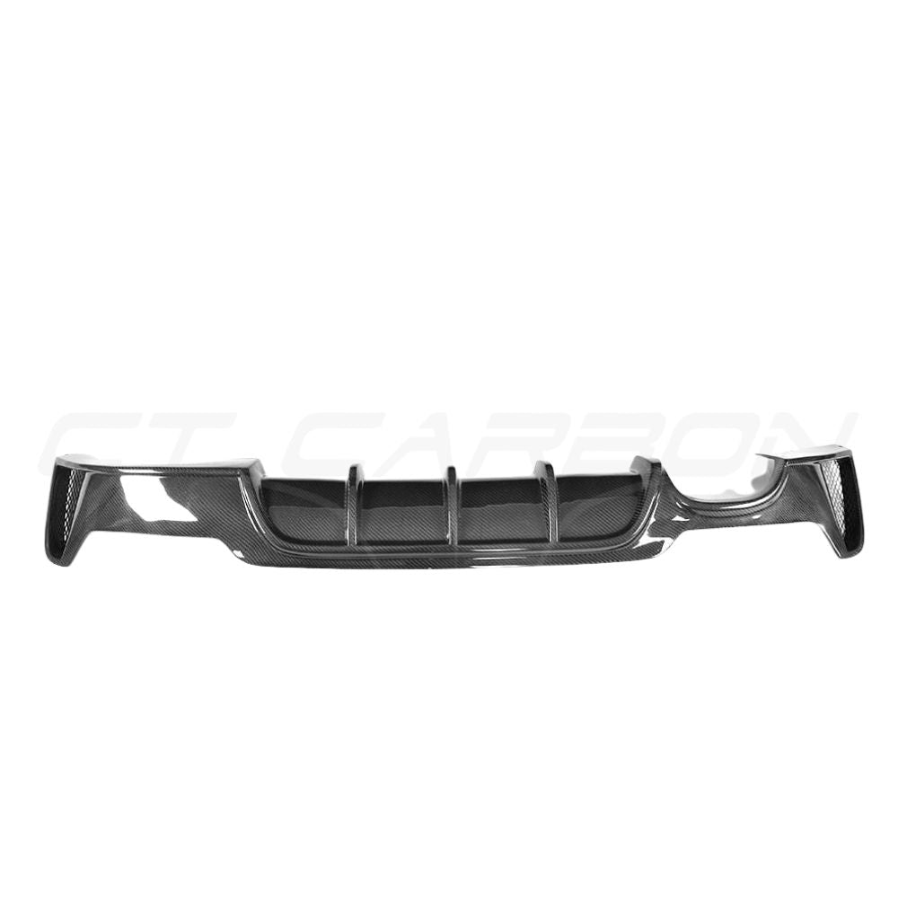 BMW F36 4 SERIES COUPE FULL CARBON FIBRE KIT - MP STYLE-Kit-CT CARBON-CT Carbon - High-quality carbon fiber and gloss black aerodynamic parts for premium sports and luxury vehicles.