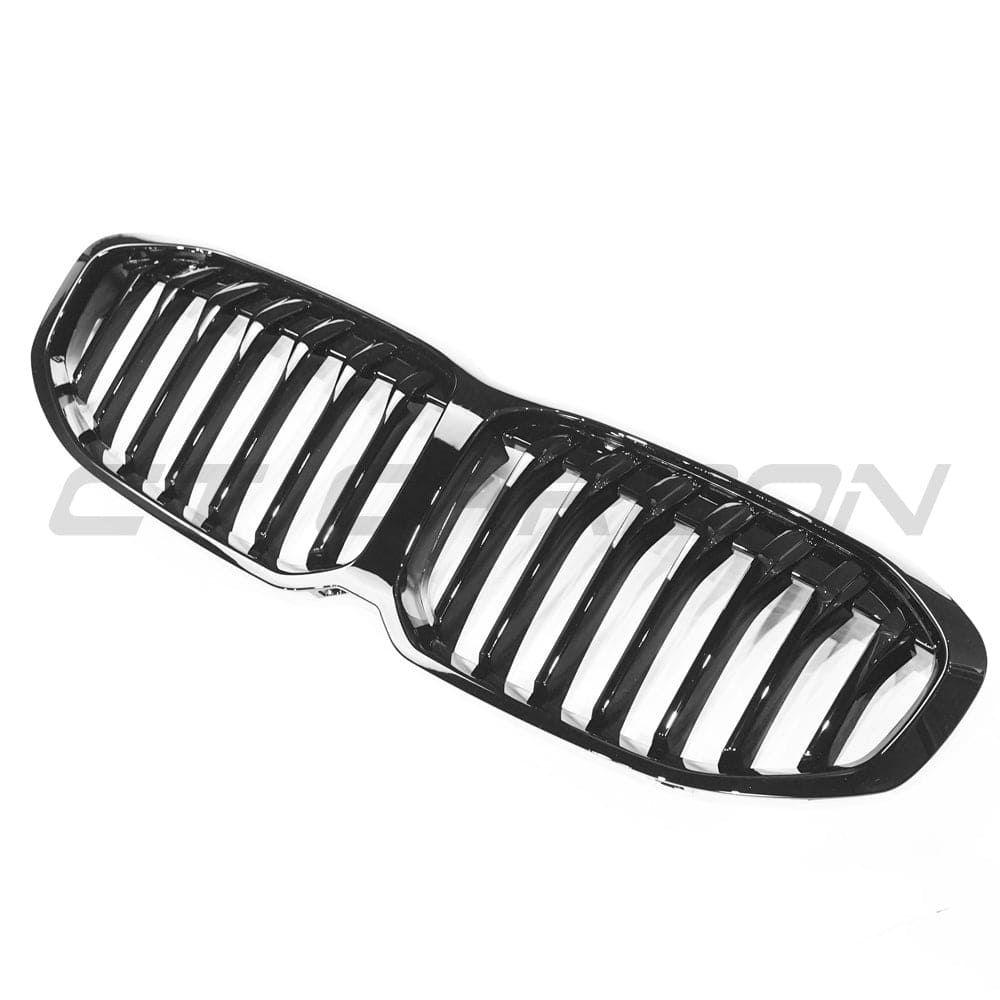 BLAK BY CT GRILLE BMW F40 1 SERIES GLOSS BLACK SINGLE SLAT GRILLE - BLAK BY CT CARBON