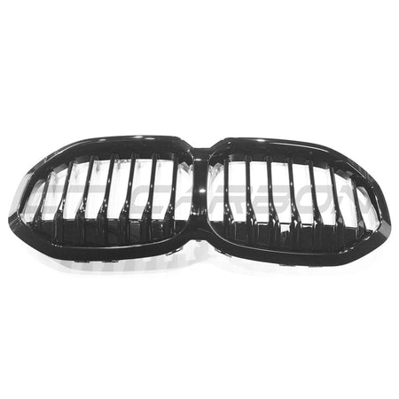 BLAK BY CT GRILLE BMW F40 1 SERIES GLOSS BLACK SINGLE SLAT GRILLE - BLAK BY CT CARBON