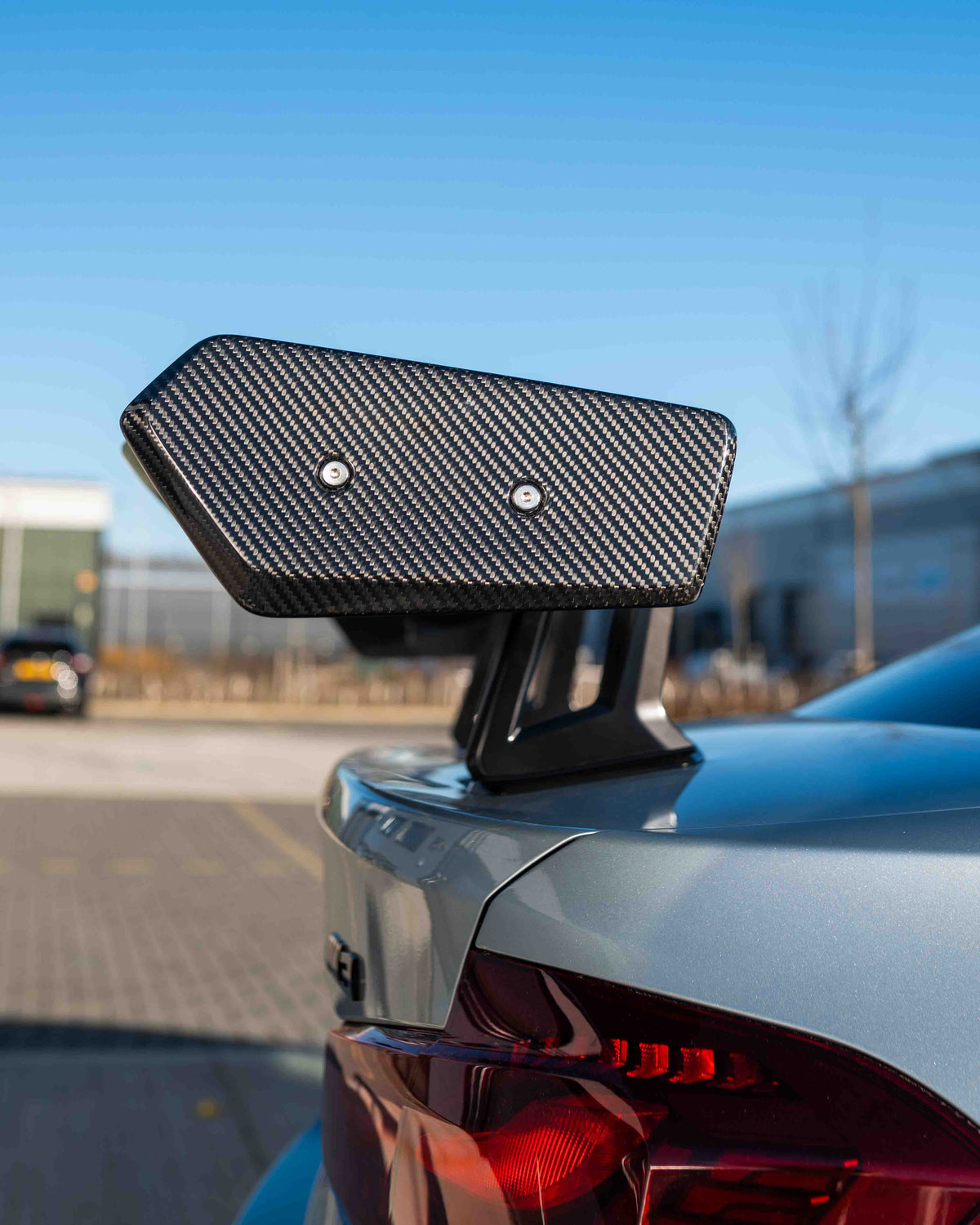 BMW F80 M3 & F30 3 SERIES CARBON FIBRE SWAN NECK WING - CT DESIGN-Spoiler-CT CARBON-CT Carbon - High-quality carbon fiber and gloss black aerodynamic parts for premium sports and luxury vehicles.