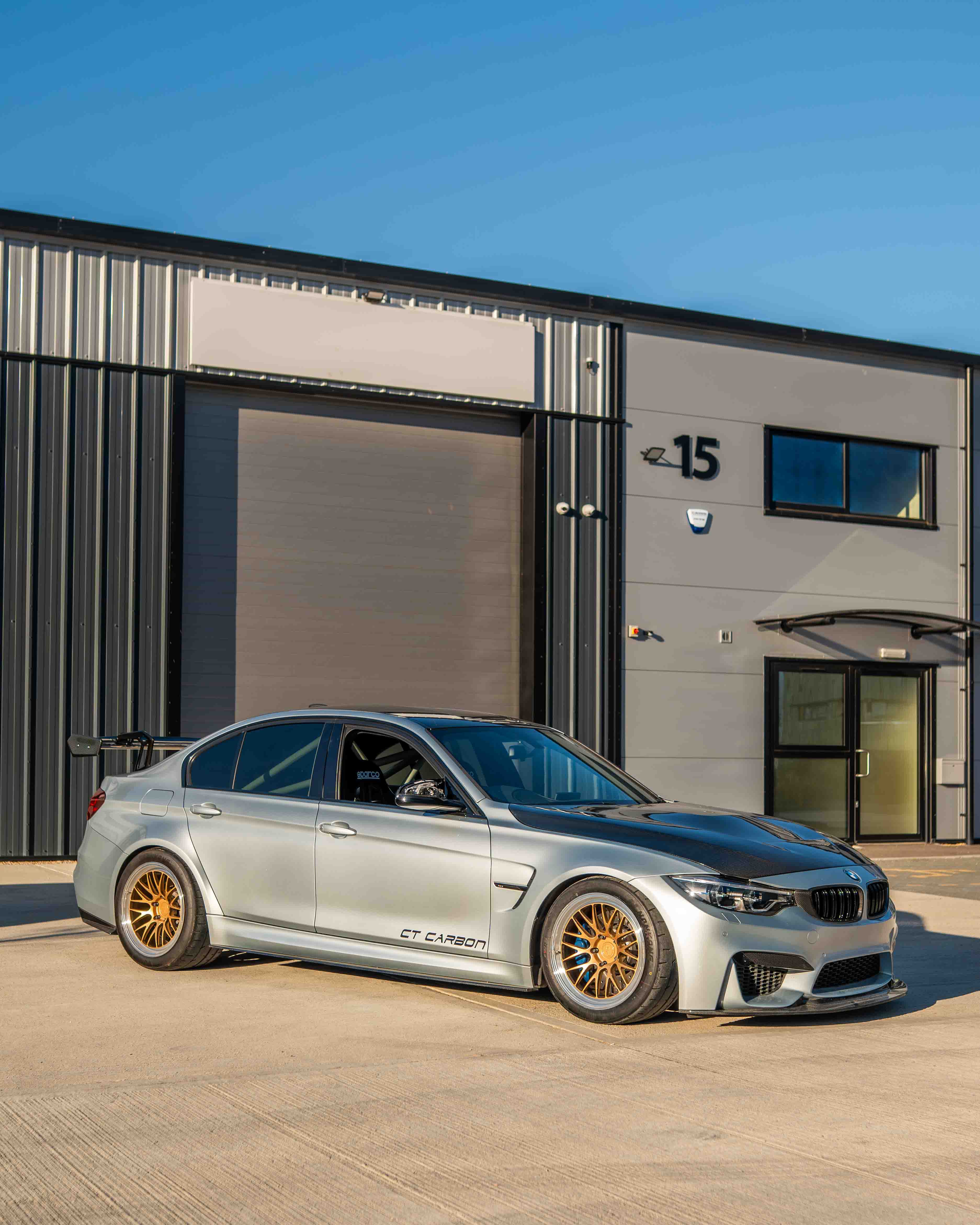 BMW F80 M3 & F30 3 SERIES CARBON FIBRE SWAN NECK WING - CT DESIGN-Spoiler-CT CARBON-CT Carbon - High-quality carbon fiber and gloss black aerodynamic parts for premium sports and luxury vehicles.