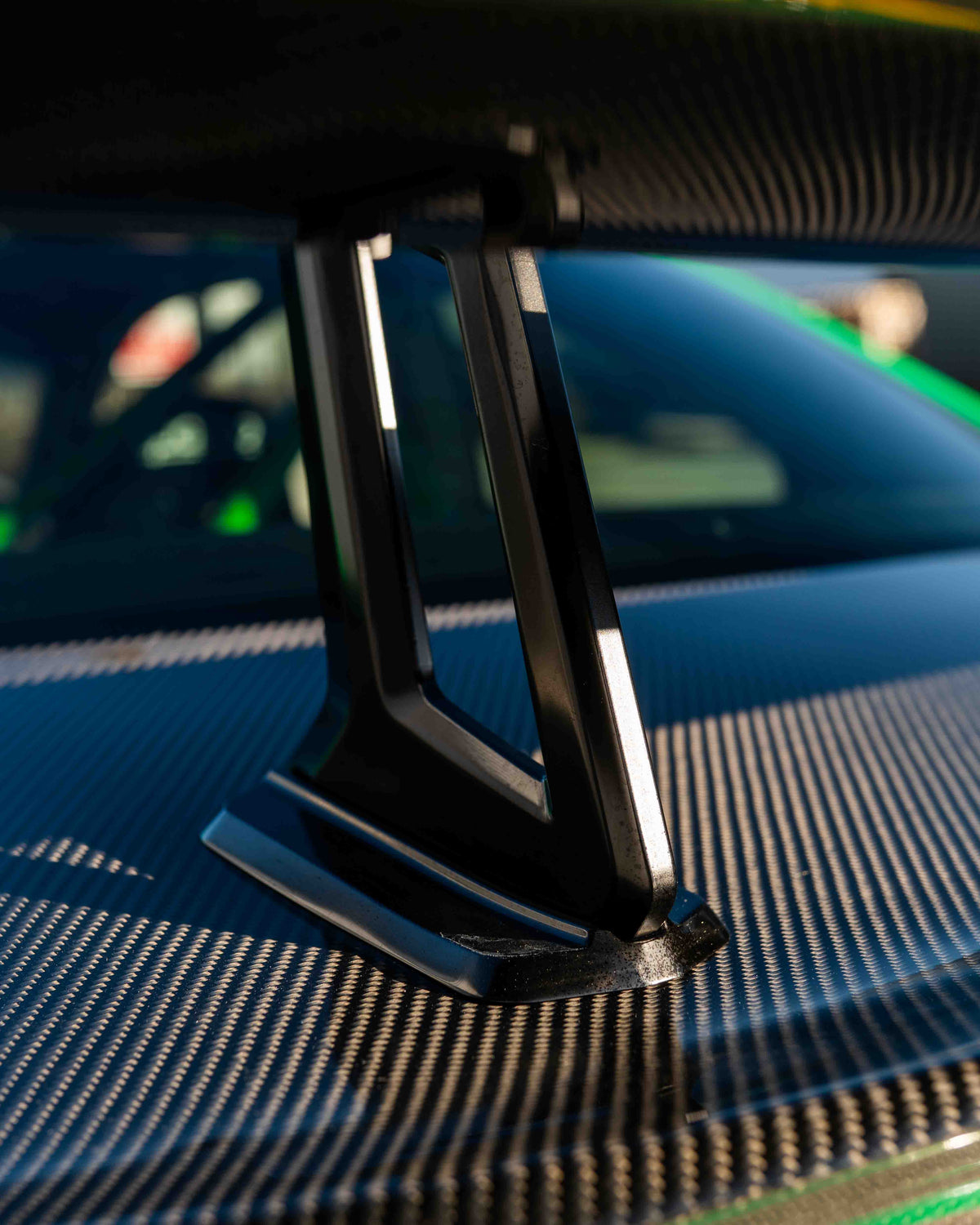 BMW F87 M2/M2C & F22 2 SERIES CARBON FIBRE SWAN NECK WING - CT DESIGN-Spoiler-CT CARBON-CT Carbon - High-quality carbon fiber and gloss black aerodynamic parts for premium sports and luxury vehicles.