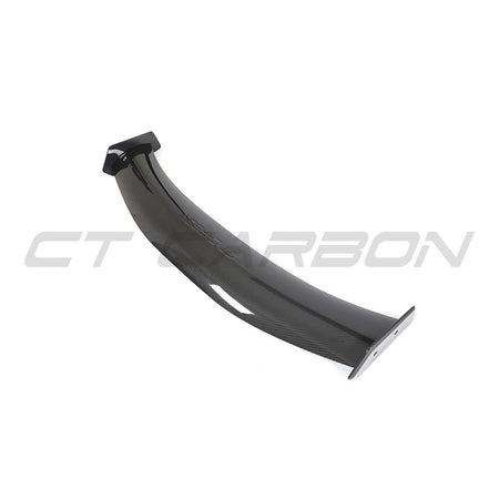 BMW G87 M2 & G42 2 SERIES CARBON FIBRE SWAN NECK WING - CT DESIGN-Spoiler-CT CARBON-CT Carbon - High-quality carbon fiber and gloss black aerodynamic parts for premium sports and luxury vehicles.