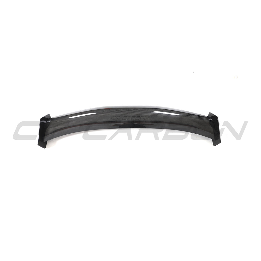 BMW G87 M2 & G42 2 SERIES CARBON FIBRE SWAN NECK WING - CT DESIGN-Spoiler-CT CARBON-CT Carbon - High-quality carbon fiber and gloss black aerodynamic parts for premium sports and luxury vehicles.
