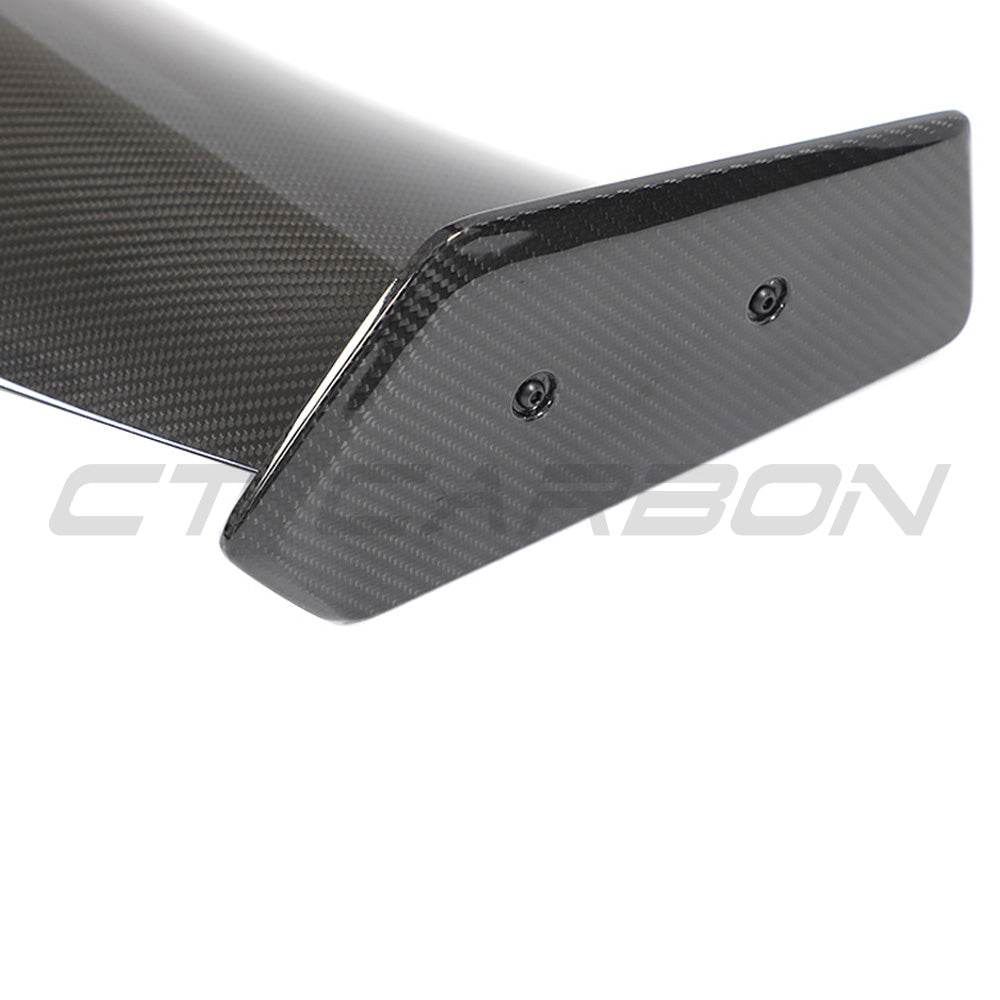 BMW G87 M2 & G42 2 SERIES CARBON FIBRE SWAN NECK WING - CT DESIGN-Spoiler-CT CARBON-CT Carbon - High-quality carbon fiber and gloss black aerodynamic parts for premium sports and luxury vehicles.