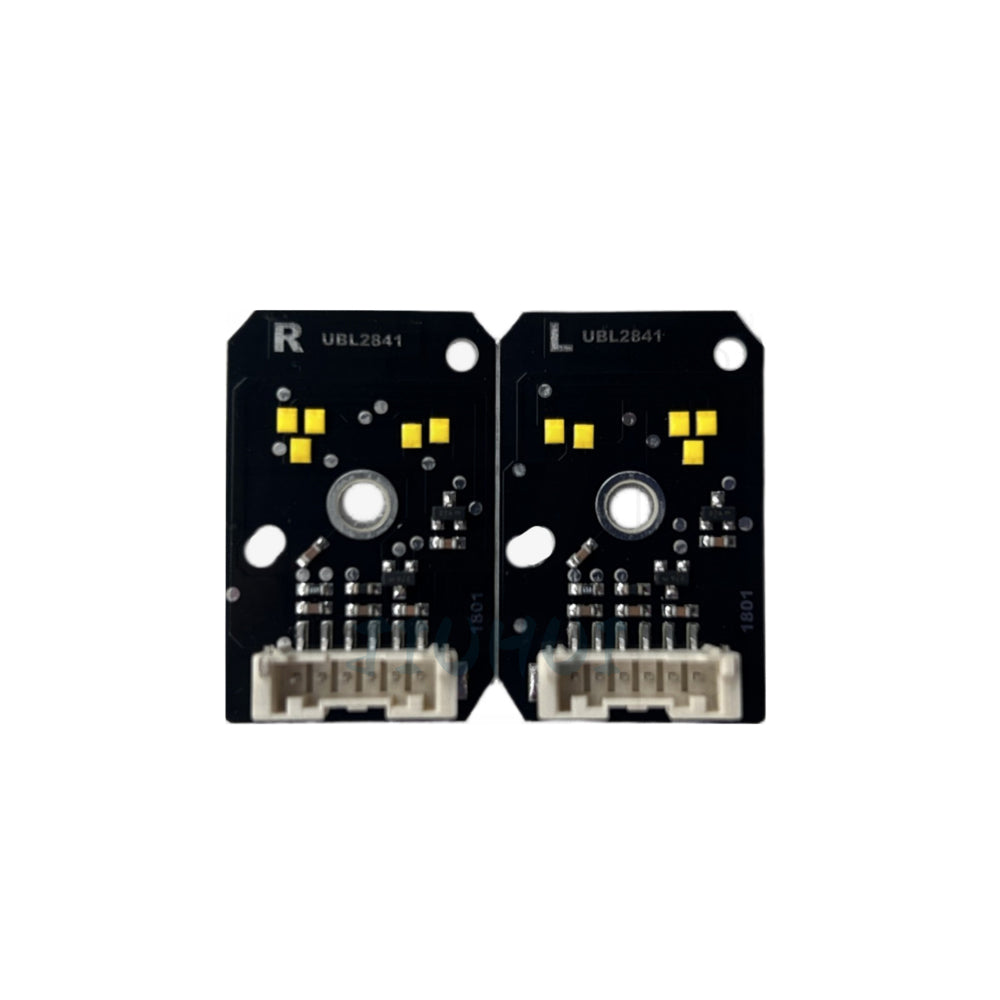 BMW F90 & G30 M5/5 SERIES YELLOW ADAPTIVE DRL MODULE SET (2018-2020)-DRL-CT CARBON-CT Carbon - High-quality carbon fiber and gloss black aerodynamic parts for premium sports and luxury vehicles.