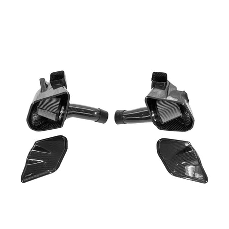 BMW F90 M5 & F91/92/93 M8 COMPETITION CARBON FIBRE AIR INTAKE-Accessories-CT CARBON-CT Carbon - High-quality carbon fiber and gloss black aerodynamic parts for premium sports and luxury vehicles.