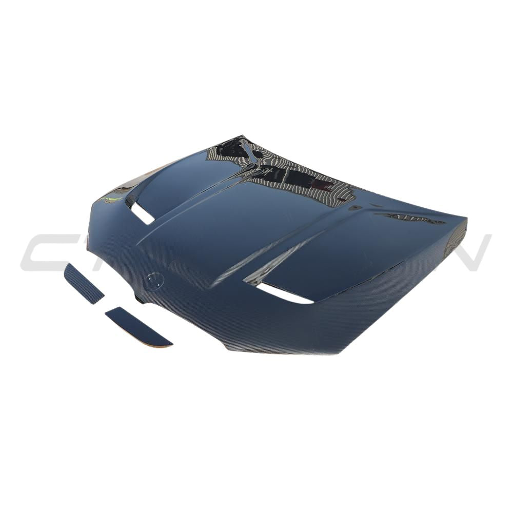 BMW F90 M5 & G30 5 SERIES CARBON FIBRE BONNET-Bonnet-CT CARBON-CT Carbon - High-quality carbon fiber and gloss black aerodynamic parts for premium sports and luxury vehicles.