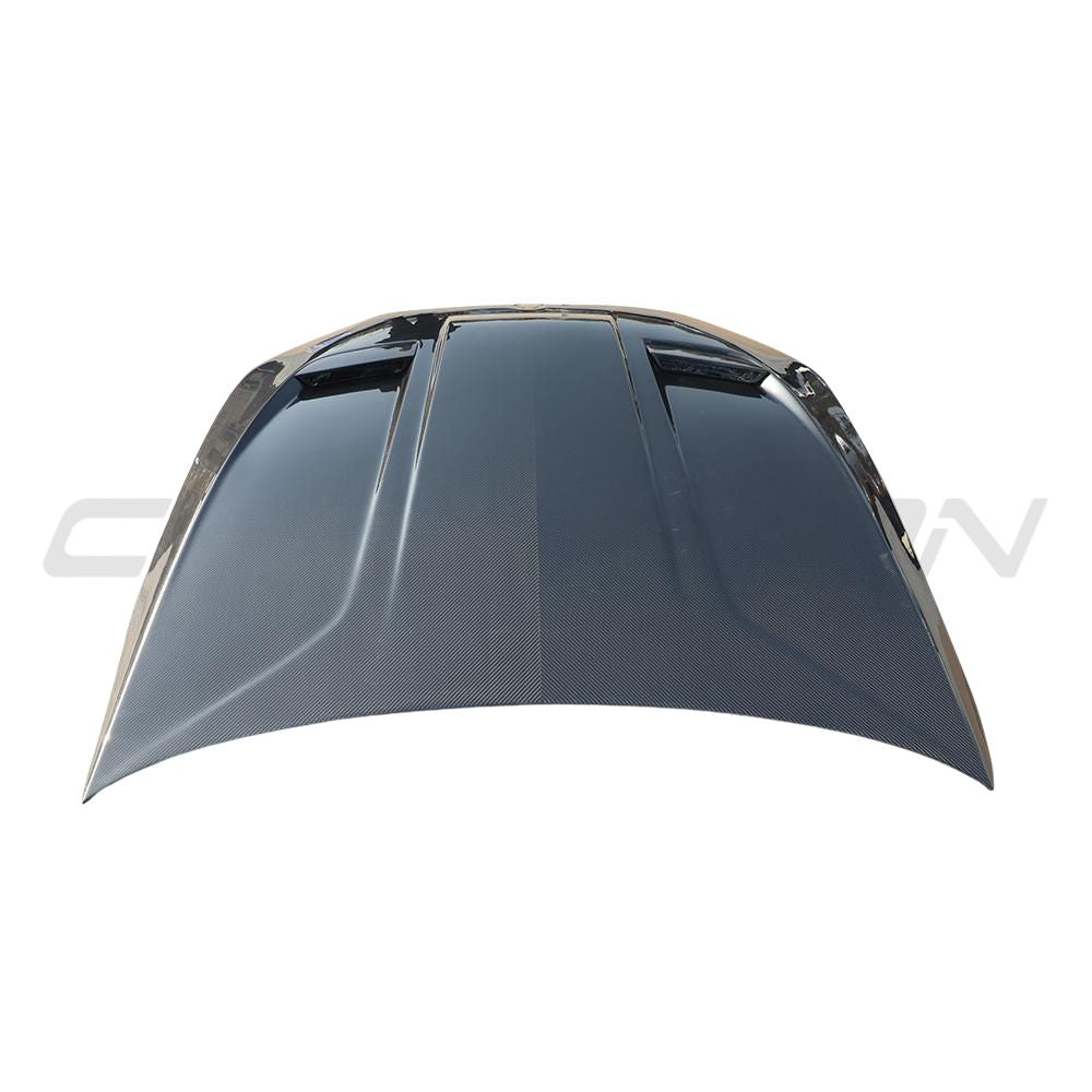 BMW F90 M5 & G30 5 SERIES CARBON FIBRE BONNET-Bonnet-CT CARBON-CT Carbon - High-quality carbon fiber and gloss black aerodynamic parts for premium sports and luxury vehicles.