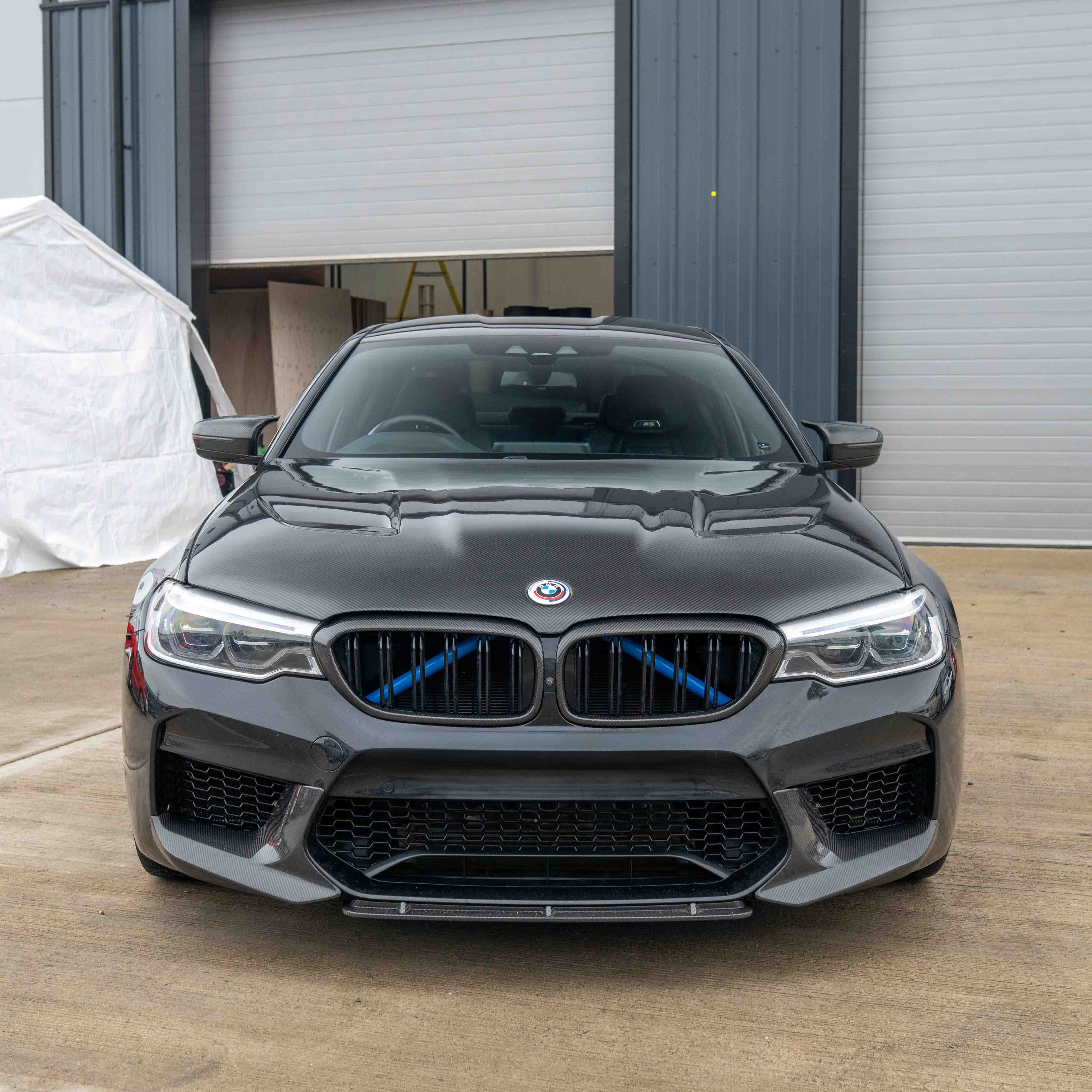 BMW F90 M5 & G30 5 SERIES CARBON FIBRE BONNET-Bonnet-CT CARBON-CT Carbon - High-quality carbon fiber and gloss black aerodynamic parts for premium sports and luxury vehicles.