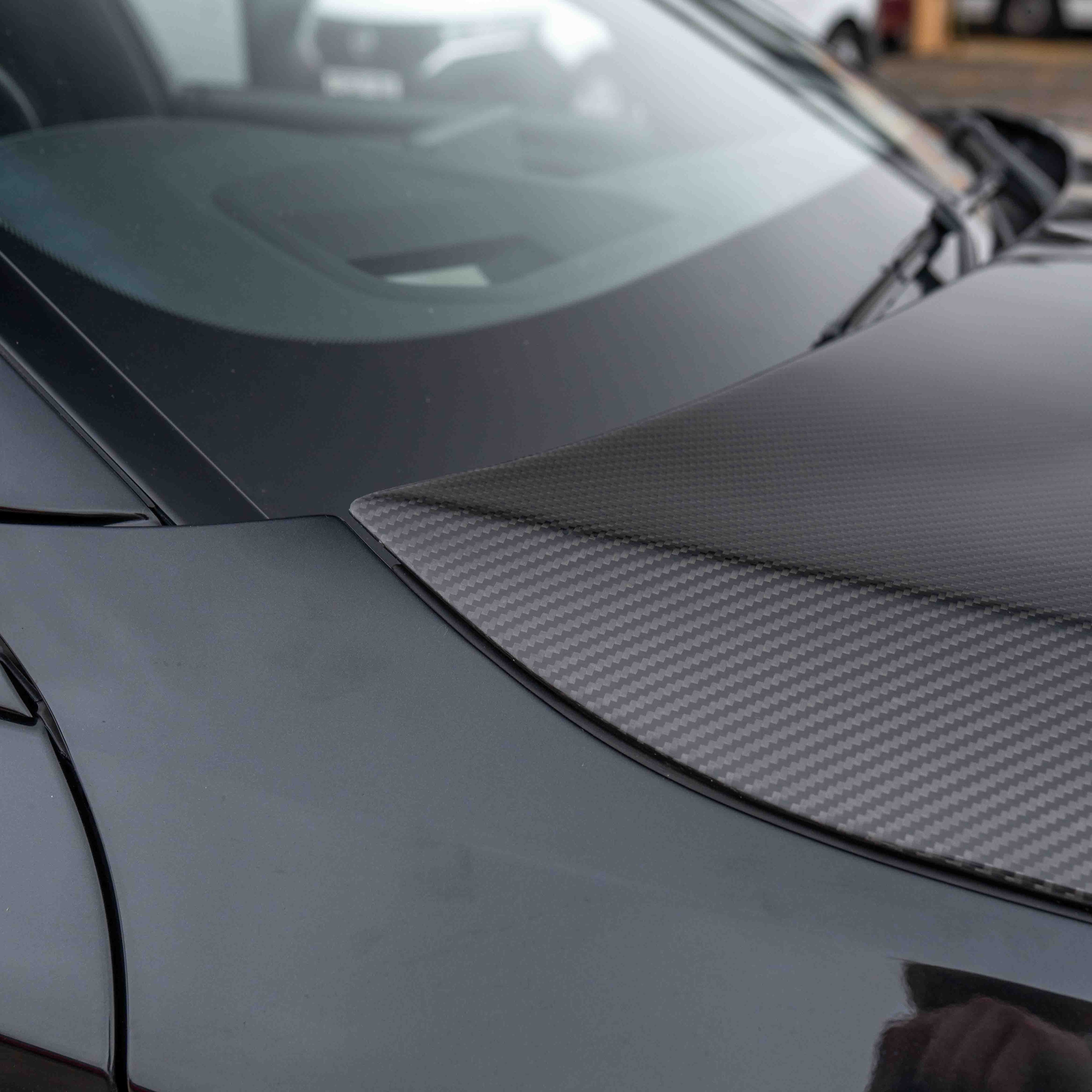 BMW F90 M5 & G30 5 SERIES CARBON FIBRE BONNET-Bonnet-CT CARBON-CT Carbon - High-quality carbon fiber and gloss black aerodynamic parts for premium sports and luxury vehicles.