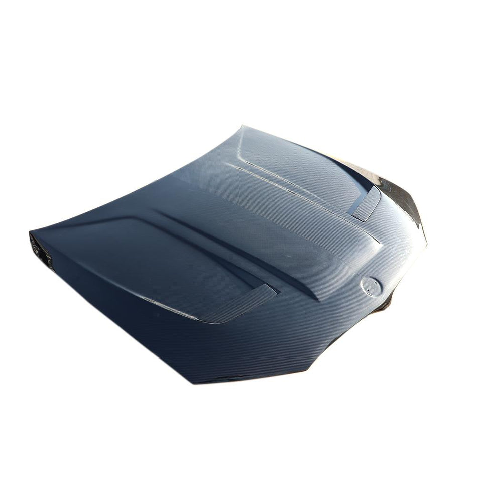 BMW F90 M5 & G30 5 SERIES CARBON FIBRE BONNET-Bonnet-CT CARBON-CT Carbon - High-quality carbon fiber and gloss black aerodynamic parts for premium sports and luxury vehicles.
