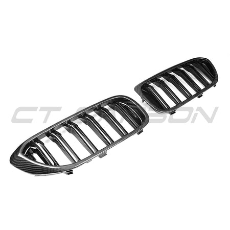 BMW F90 M5 / G30 & G31 5 SERIES (PRE-LCI) CARBON FIBRE GRILLE-Grille-CT CARBON-CT Carbon - High-quality carbon fiber and gloss black aerodynamic parts for premium sports and luxury vehicles.