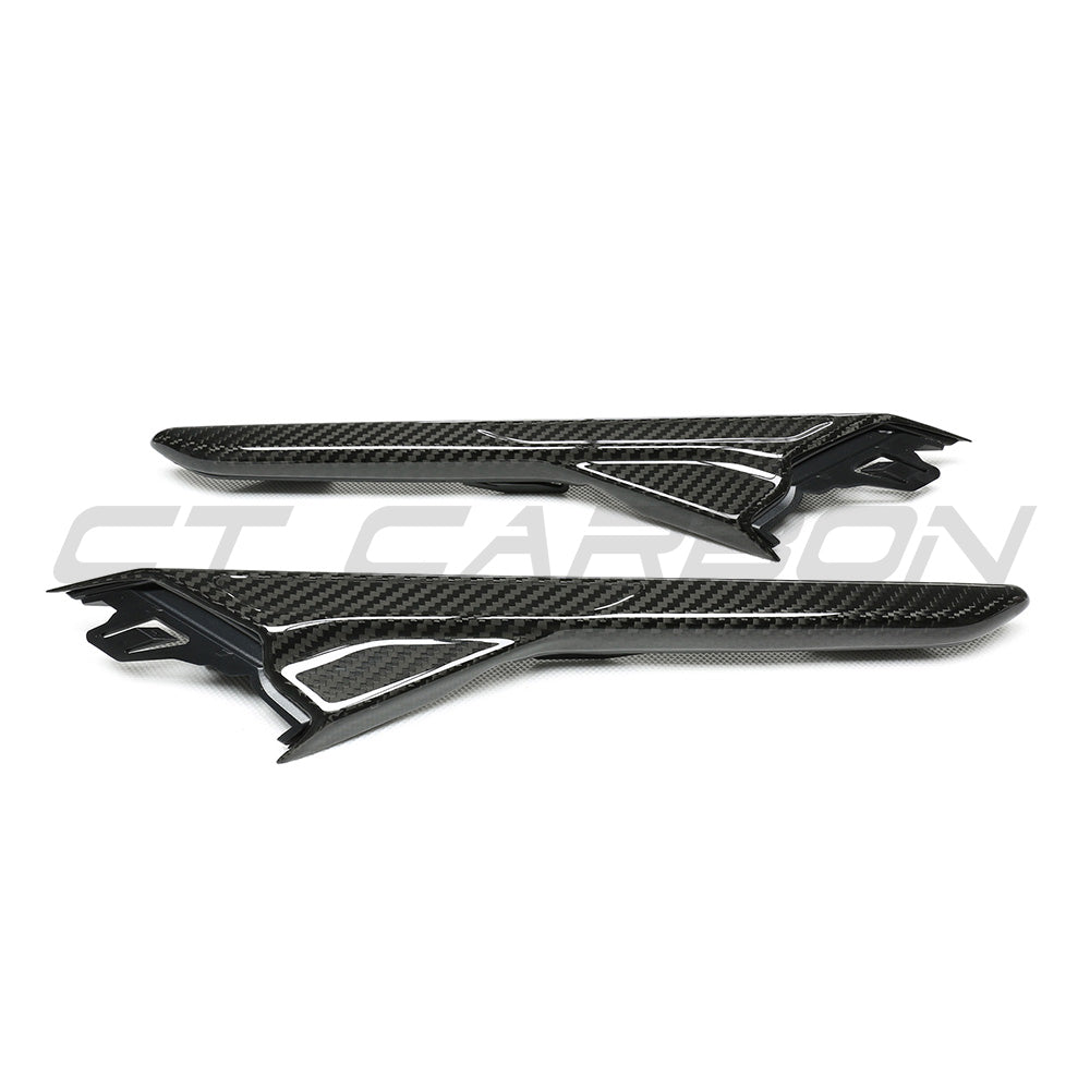 BMW F90 M5 & M5C COMPETITION CARBON FIBRE FENDER TRIM-Accessories-CT CARBON-CT Carbon - High-quality carbon fiber and gloss black aerodynamic parts for premium sports and luxury vehicles.