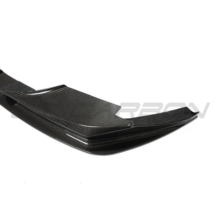 BMW F90 M5 & M5C LCI CARBON FIBRE SPLITTER - 3D STYLE-Splitter-CT CARBON-CT Carbon - High-quality carbon fiber and gloss black aerodynamic parts for premium sports and luxury vehicles.