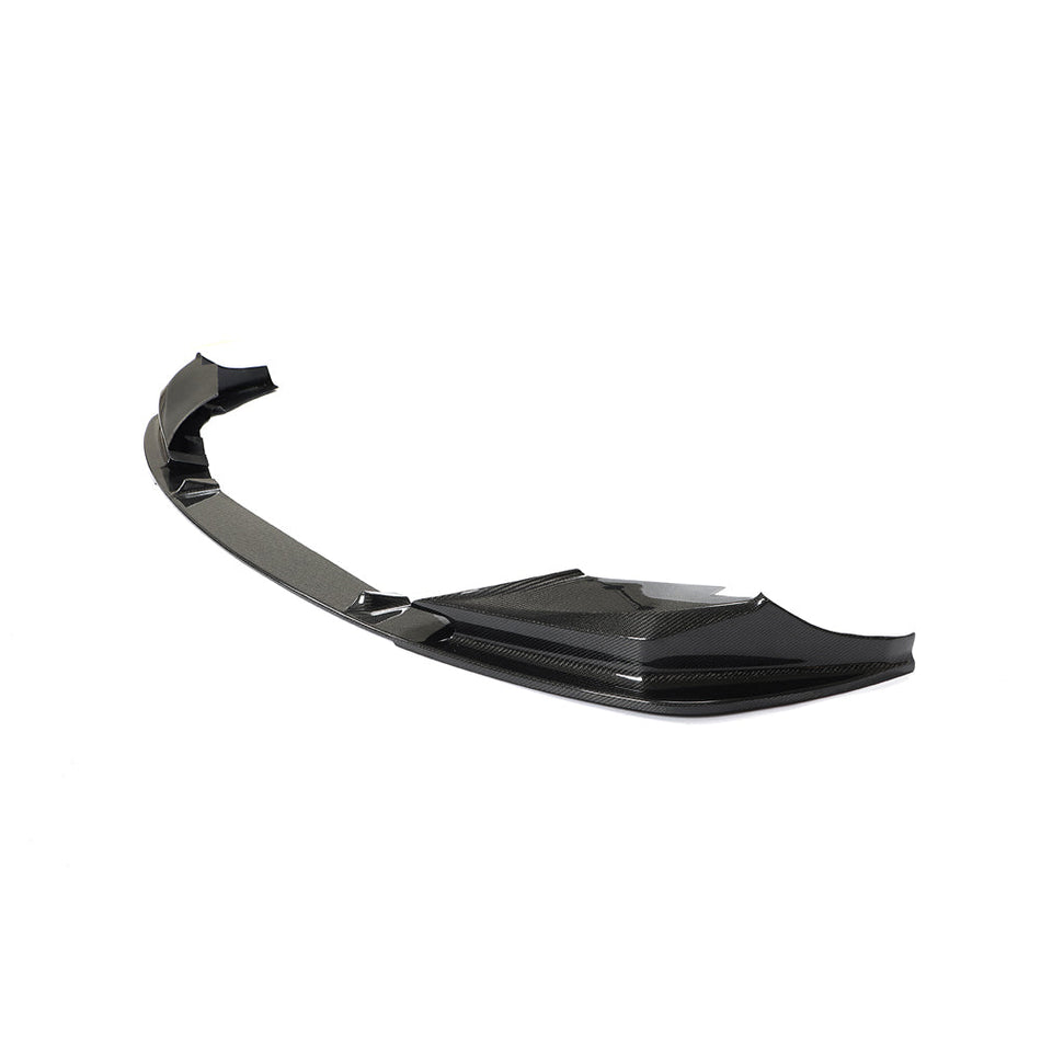 BMW F90 M5 & M5C LCI CARBON FIBRE SPLITTER - 3D STYLE-Splitter-CT CARBON-CT Carbon - High-quality carbon fiber and gloss black aerodynamic parts for premium sports and luxury vehicles.