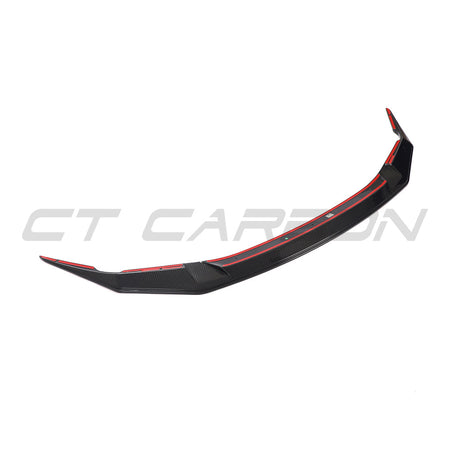BMW F90 M5 & M5C LCI CARBON FIBRE SPLITTER - GTS-Splitter-CT CARBON-CT Carbon - High-quality carbon fiber and gloss black aerodynamic parts for premium sports and luxury vehicles.
