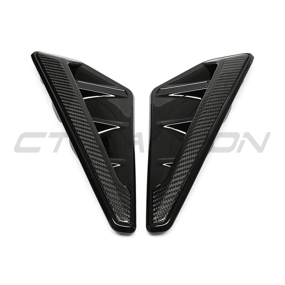 BMW F95 X5M 2019-2022 (PRE-LCI) CARBON FIBRE FRONT FENDER TRIM