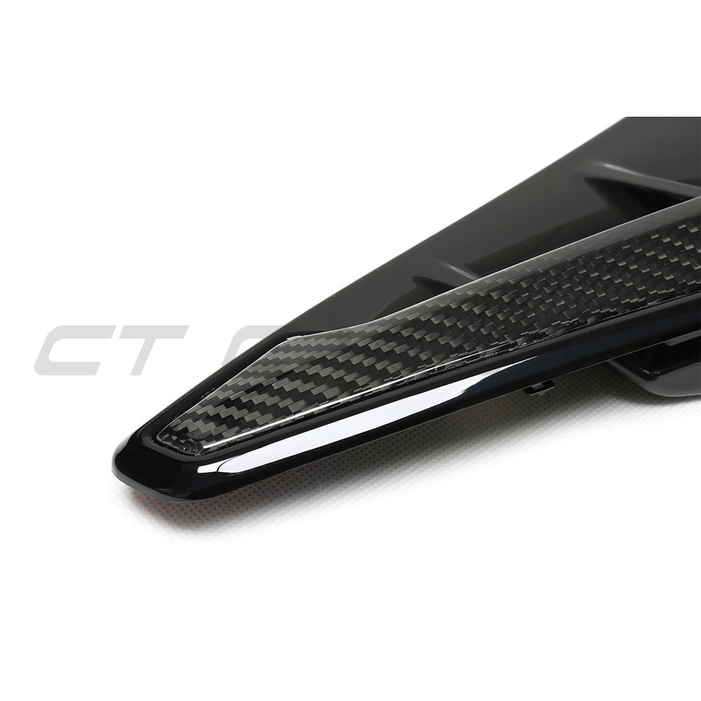 BMW F95 X5M 2019-2022 (PRE-LCI) CARBON FIBRE FRONT FENDER TRIM