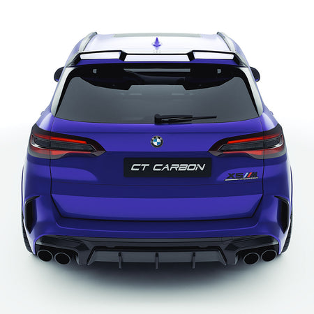 BMW F95 X5M 2019-2022 (PRE-LCI) CARBON FIBRE FULL KIT - CT DESIGN-Kit-CT CARBON-CT Carbon - High-quality carbon fiber and gloss black aerodynamic parts for premium sports and luxury vehicles.