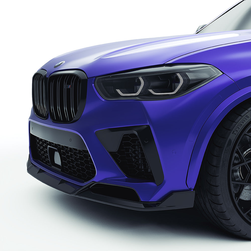BMW F95 X5M 2019-2022 (PRE-LCI) CARBON FIBRE FULL KIT - CT DESIGN-Kit-CT CARBON-CT Carbon - High-quality carbon fiber and gloss black aerodynamic parts for premium sports and luxury vehicles.