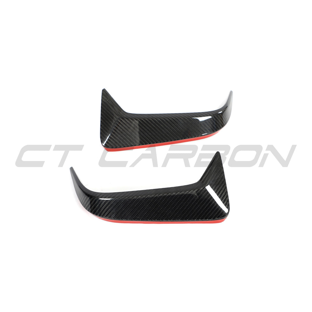 BMW F95 X5M 2019-2022 (PRE-LCI) CARBON FIBRE REAR BUMPER TRIM - CT DESIGN-Accessories-CT CARBON-CT Carbon - High-quality carbon fiber and gloss black aerodynamic parts for premium sports and luxury vehicles.