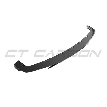 BMW F95 X5M 2019-2022 (PRE-LCI) CARBON FIBRE SPLITTER - CT DESIGN-Splitter-CT CARBON-CT Carbon - High-quality carbon fiber and gloss black aerodynamic parts for premium sports and luxury vehicles.