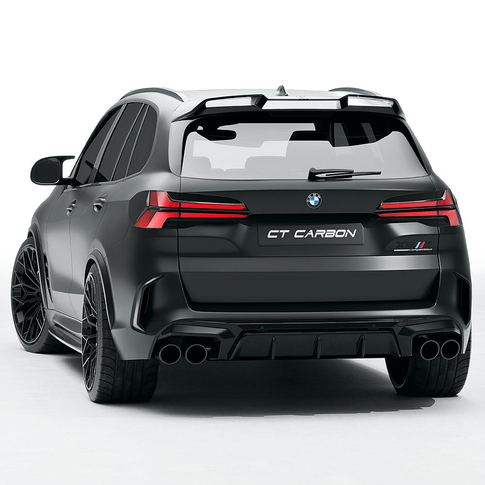 BMW F95 X5M 2023+ (LCI) CARBON FIBRE FULL KIT - CT DESIGN-Kit-CT CARBON-CT Carbon - High-quality carbon fiber and gloss black aerodynamic parts for premium sports and luxury vehicles.