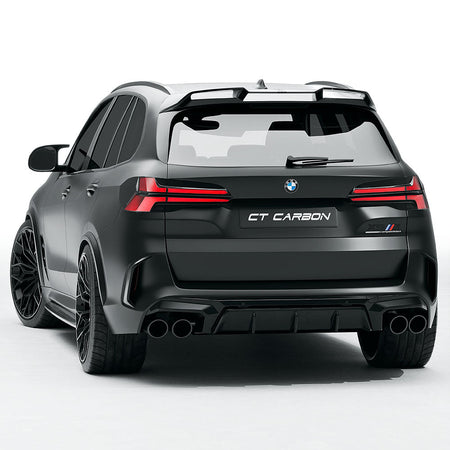 BMW F95 X5M 2023+ (LCI) CARBON FIBRE FULL KIT - CT DESIGN-Kit-CT CARBON-CT Carbon - High-quality carbon fiber and gloss black aerodynamic parts for premium sports and luxury vehicles.