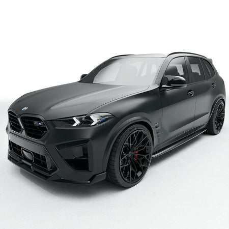BMW F95 X5M 2023+ (LCI) CARBON FIBRE FULL KIT - CT DESIGN-Kit-CT CARBON-CT Carbon - High-quality carbon fiber and gloss black aerodynamic parts for premium sports and luxury vehicles.