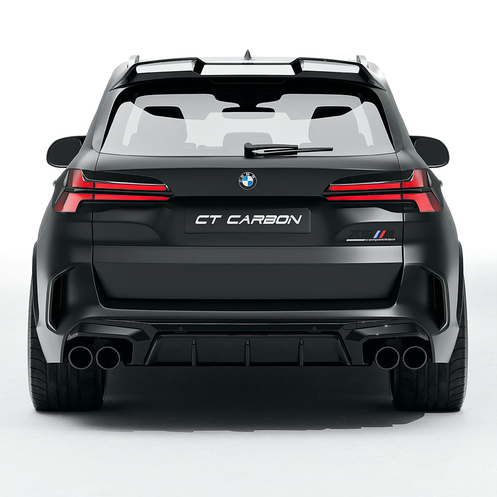 BMW F95 X5M 2023+ (LCI) CARBON FIBRE FULL KIT - CT DESIGN-Kit-CT CARBON-CT Carbon - High-quality carbon fiber and gloss black aerodynamic parts for premium sports and luxury vehicles.