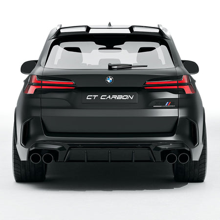 BMW F95 X5M 2023+ (LCI) CARBON FIBRE FULL KIT - CT DESIGN-Kit-CT CARBON-CT Carbon - High-quality carbon fiber and gloss black aerodynamic parts for premium sports and luxury vehicles.