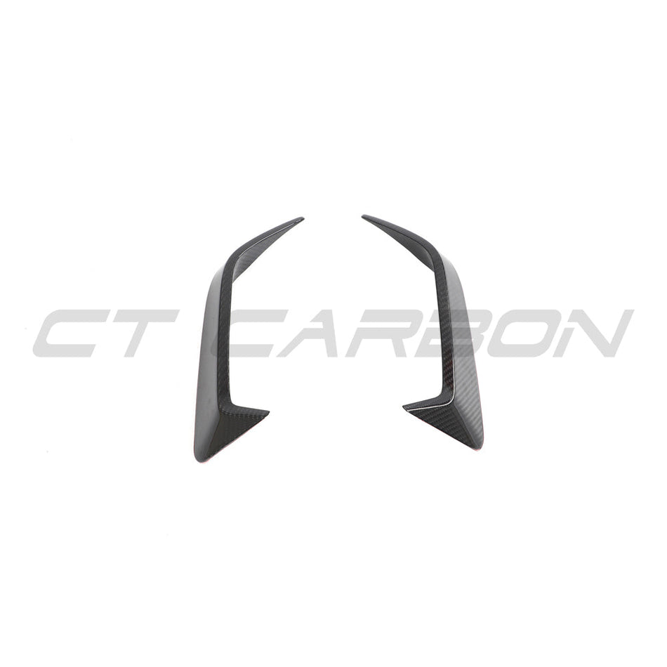 BMW F95 X5M 2023+ (LCI) CARBON FIBRE REAR BUMPER TRIM - CT DESIGN-Accessories-CT CARBON-CT Carbon - High-quality carbon fiber and gloss black aerodynamic parts for premium sports and luxury vehicles.
