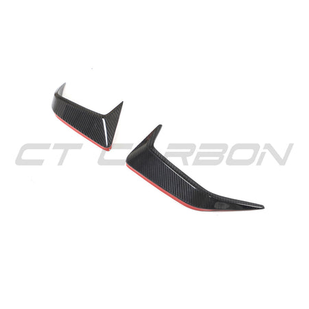 BMW F95 X5M 2023+ (LCI) CARBON FIBRE REAR BUMPER TRIM - CT DESIGN-Accessories-CT CARBON-CT Carbon - High-quality carbon fiber and gloss black aerodynamic parts for premium sports and luxury vehicles.