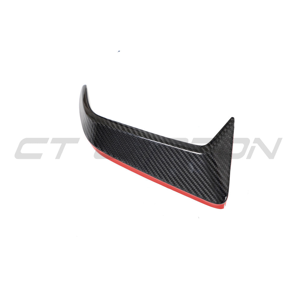 BMW F95 X5M 2023+ (LCI) CARBON FIBRE REAR BUMPER TRIM - CT DESIGN-Accessories-CT CARBON-CT Carbon - High-quality carbon fiber and gloss black aerodynamic parts for premium sports and luxury vehicles.