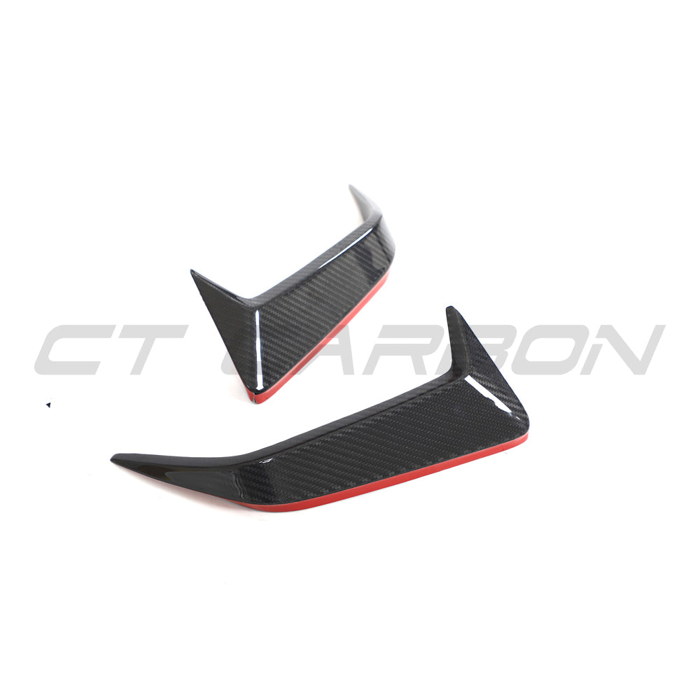 BMW F95 X5M 2023+ (LCI) CARBON FIBRE REAR BUMPER TRIM - CT DESIGN-Accessories-CT CARBON-CT Carbon - High-quality carbon fiber and gloss black aerodynamic parts for premium sports and luxury vehicles.