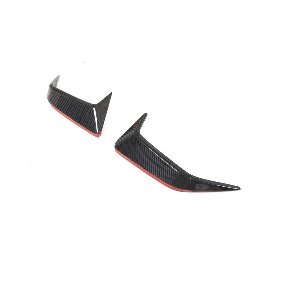 BMW F95 X5M 2023+ (LCI) CARBON FIBRE REAR BUMPER TRIM - CT DESIGN-Accessories-CT CARBON-CT Carbon - High-quality carbon fiber and gloss black aerodynamic parts for premium sports and luxury vehicles.