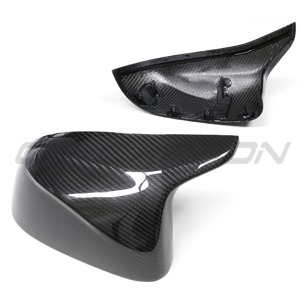 BMW F97 X3M, F98 X4M, F95 X5M & F96 X6M 2019+ PRE-PREG CARBON FIBRE MIRRORS-Accessories-CT CARBON-CT Carbon - High-quality carbon fiber and gloss black aerodynamic parts for premium sports and luxury vehicles.