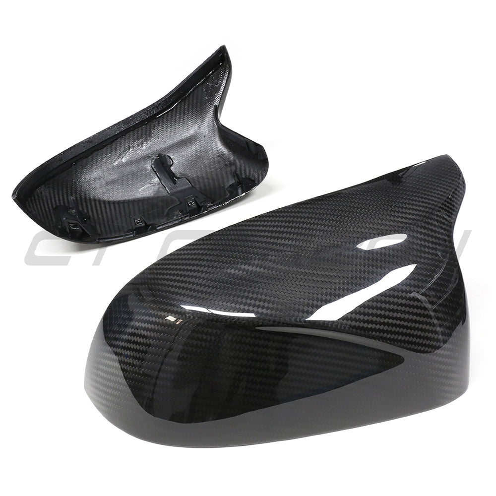 BMW F97 X3M, F98 X4M, F95 X5M & F96 X6M 2019+ PRE-PREG CARBON FIBRE MIRRORS-Accessories-CT CARBON-CT Carbon - High-quality carbon fiber and gloss black aerodynamic parts for premium sports and luxury vehicles.