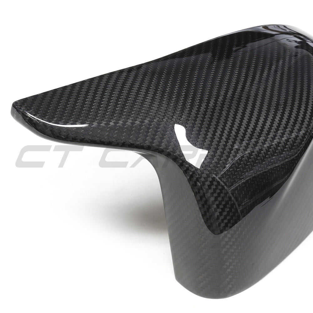 BMW F97 X3M, F98 X4M, F95 X5M & F96 X6M 2019+ PRE-PREG CARBON FIBRE MIRRORS-Accessories-CT CARBON-CT Carbon - High-quality carbon fiber and gloss black aerodynamic parts for premium sports and luxury vehicles.