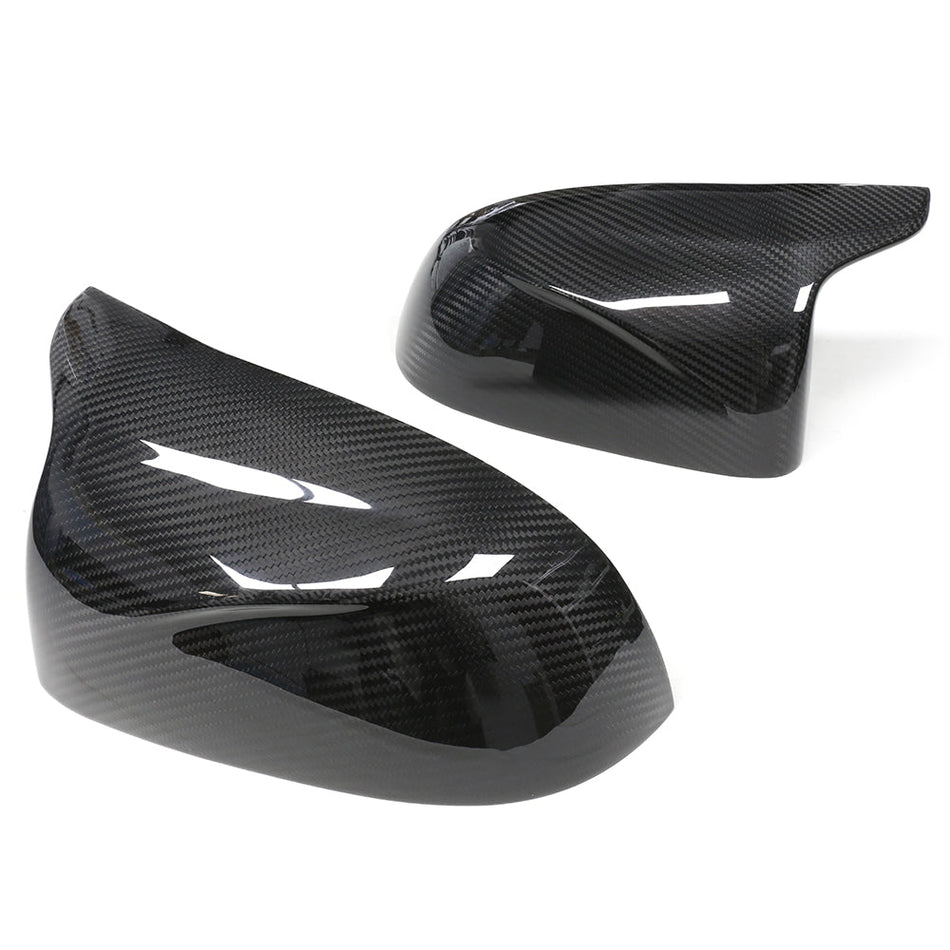 BMW F97 X3M, F98 X4M, F95 X5M & F96 X6M 2019+ PRE-PREG CARBON FIBRE MIRRORS-Accessories-CT CARBON-CT Carbon - High-quality carbon fiber and gloss black aerodynamic parts for premium sports and luxury vehicles.