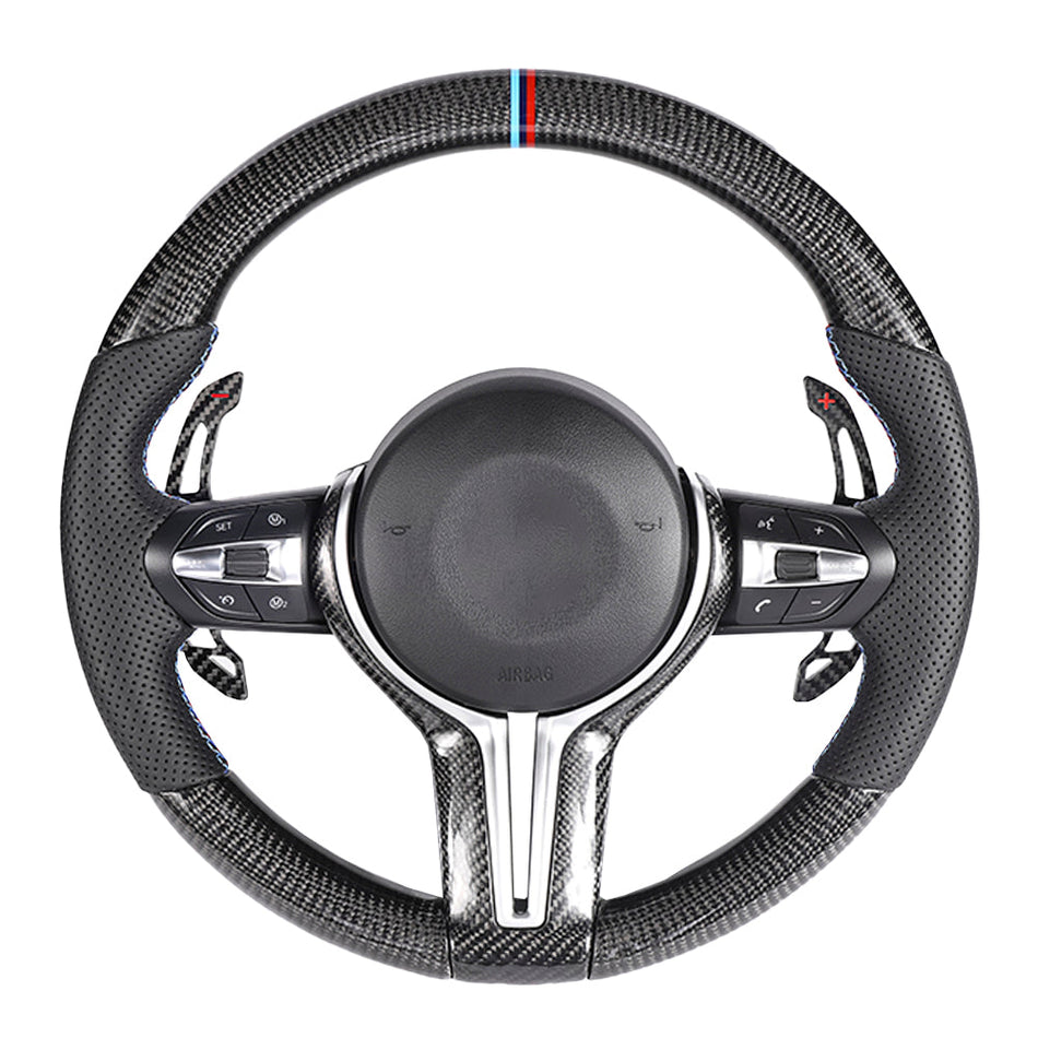 BMW FXX CARBON FIBRE / LEATHER CUSTOM STEERING WHEEL