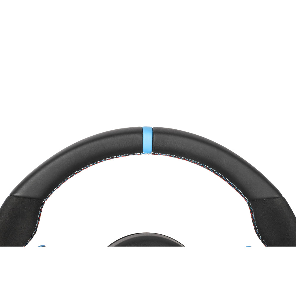BMW FXX LEATHER / ALCANTARA / FLAT BOTTOM CUSTOM STEERING WHEEL-Custom Steering Wheels-CT CARBON-CT Carbon - High-quality carbon fiber and gloss black aerodynamic parts for premium sports and luxury vehicles.