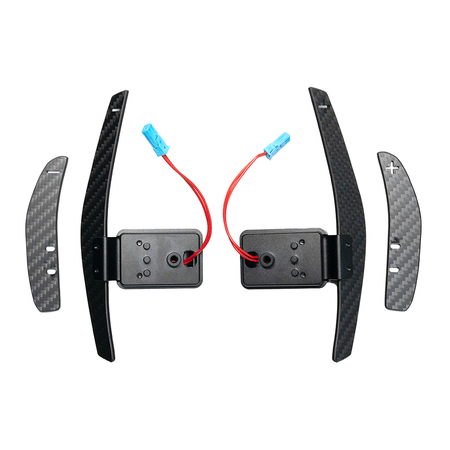 BMW Fxx MATTE CARBON FIBRE MAGNETIC SHIFTER PADDLES-Accessories-CT CARBON-CT Carbon - High-quality carbon fiber and gloss black aerodynamic parts for premium sports and luxury vehicles.