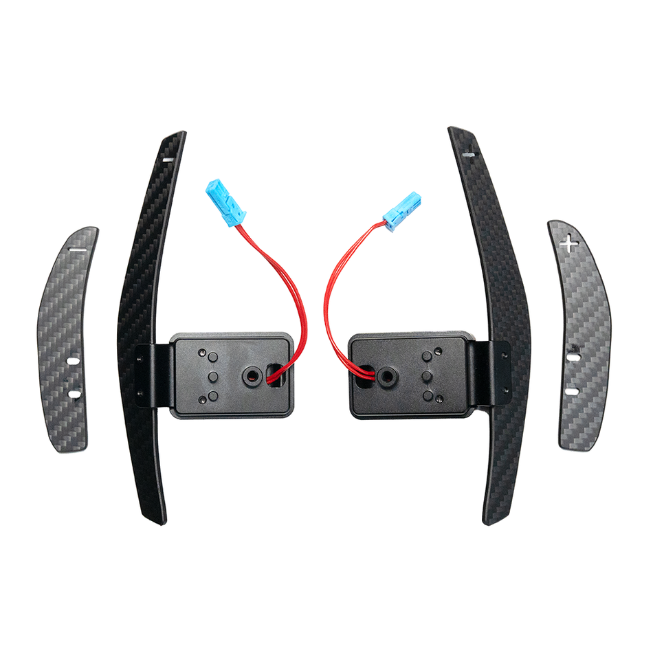 BMW Fxx MATTE CARBON FIBRE MAGNETIC SHIFTER PADDLES-Accessories-CT CARBON-CT Carbon - High-quality carbon fiber and gloss black aerodynamic parts for premium sports and luxury vehicles.